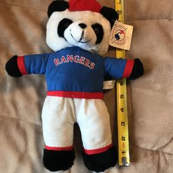 Vintage Play By Play Texas Ranger Bear 