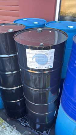 Metal Barrel, Metal Drum, 55 gallon
