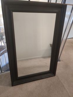 IKEA Black Framed Mirror