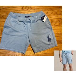 Polo Ralph Lauren 8.5-Inch Big Pony Fleece Shorts Big And Tall men’s sz 3XB NEW