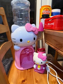 Hello Kitty Water Dispenser and Lava Lamp