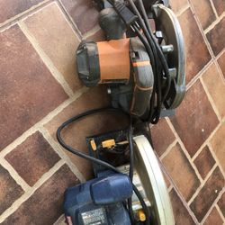 Ridgid And Ryobi Skill Saw 