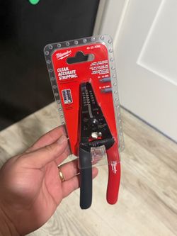 New Milwaukee 20-32 AWG Low Voltage Wire Stripper/Cutter with Dipped Grip