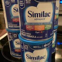 7 Brand New Cans Similac