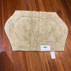 The Waterford Collection Green - Cotton Bath Rug 