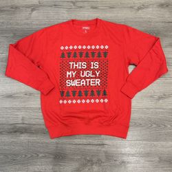 SAMEGANG This Is My Ugly Sweater Sweatshirt Men’s Size Large
