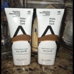 Set of 2 almay smart shade skin foundation•MAKE MINE DARK•30ml•$10