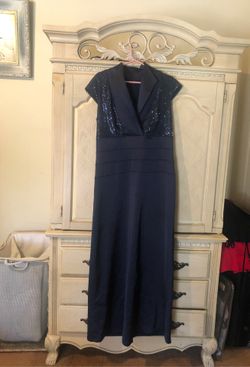 Beautiful dark blue dress
