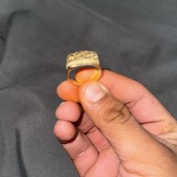 10k Nugget Ring 