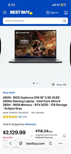 ASUS GAMING LAPTOP