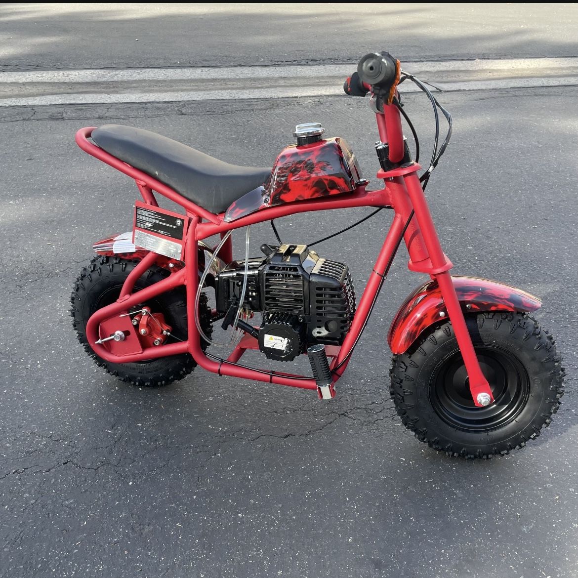 50cc 2-stroke Mini Gas Dirt bike For Kids, Max Speed 20 Mph, Max Load Capacity 165 Lbs