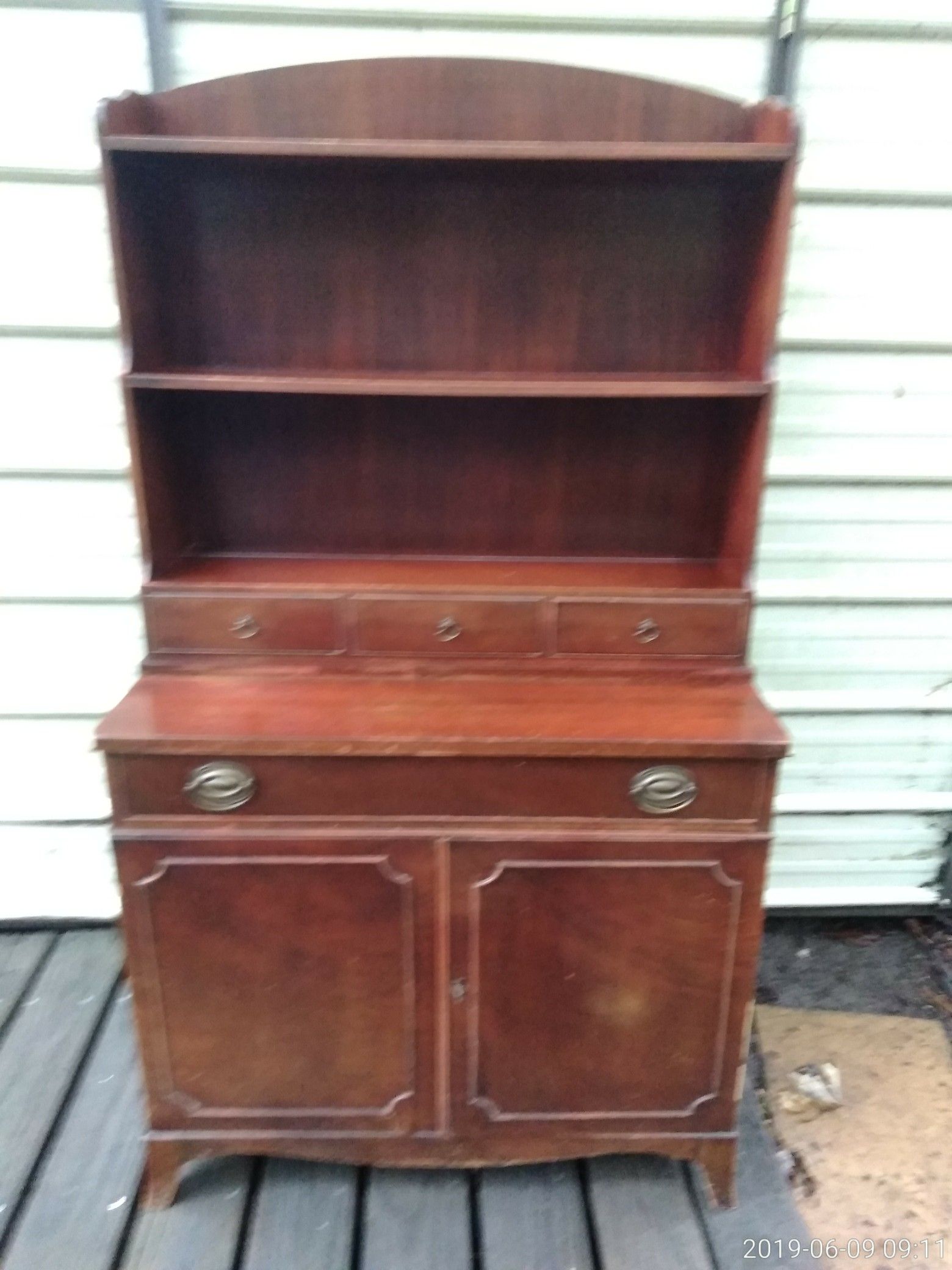 1940 Travis Court Collection by Drexel bookshelf hutch