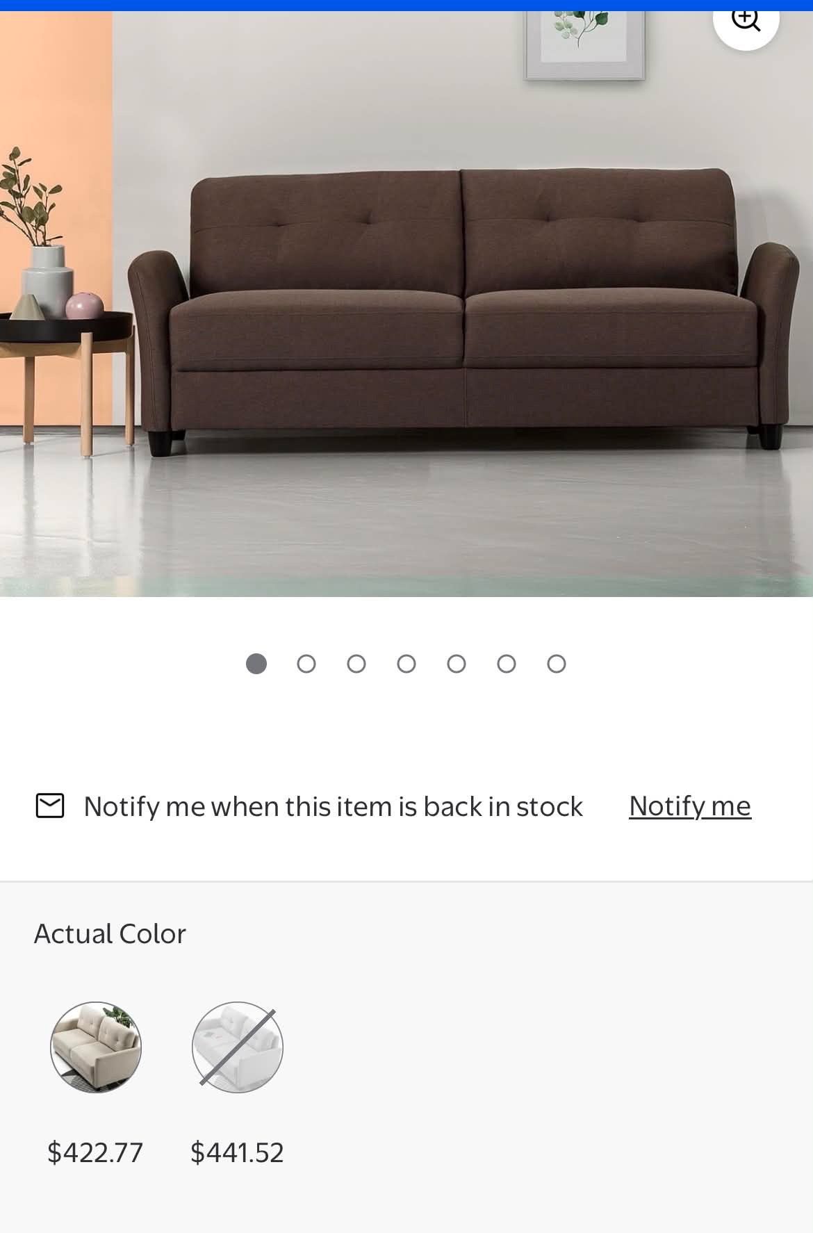 Brown couch
