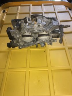 Mercruiser 454 throttle body bravo good injectors stuck throttle plate