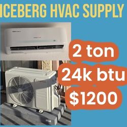 2 Ton 24k Btu Air Conditioner Mini Split Ac