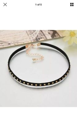 Black Velvet Collar Choker Necklace