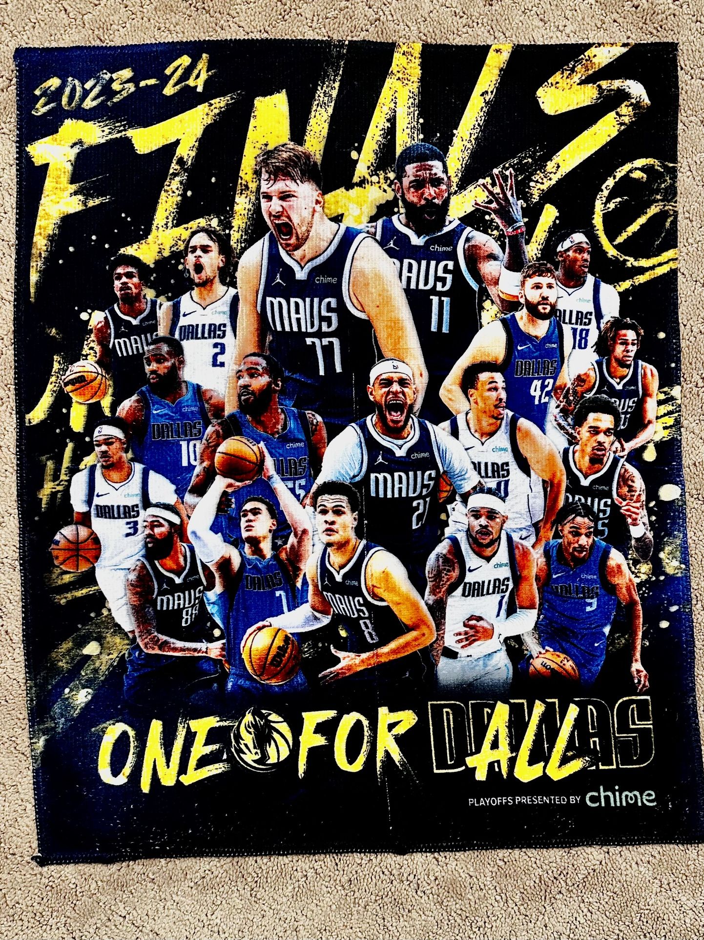 Dallas Mavericks 2024 Finals Towel From Game 4