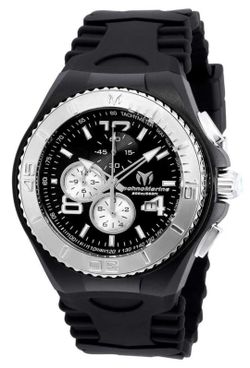 TechnoMarine Cruise JellyFish Black Men's 46mm Watch TM-115148