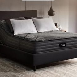 King BeautyRest Black L-Class Pillow Top Firm Mattress 16” Inches Advanced Collection With An All New Modern Design Direct From Factory