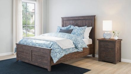 Madison County Barnwood King Panel Bed