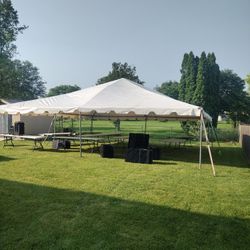 30x30 Frame Tent Fire Retardant  $1500