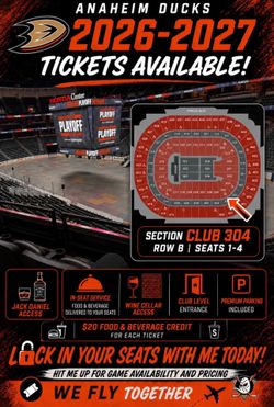 Ducks tickets