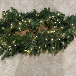 Frontgate 9ft Greenery Garland