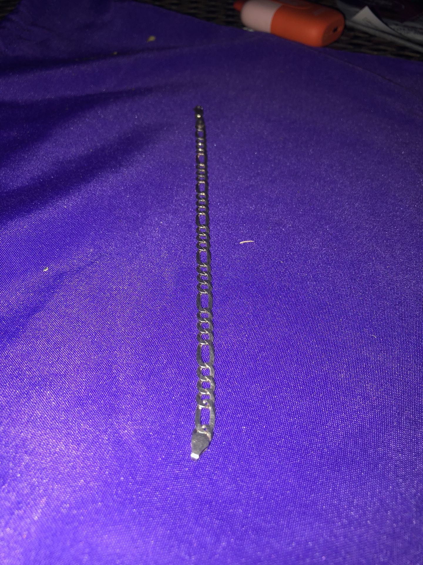 925 Silver Figaro Bracelet