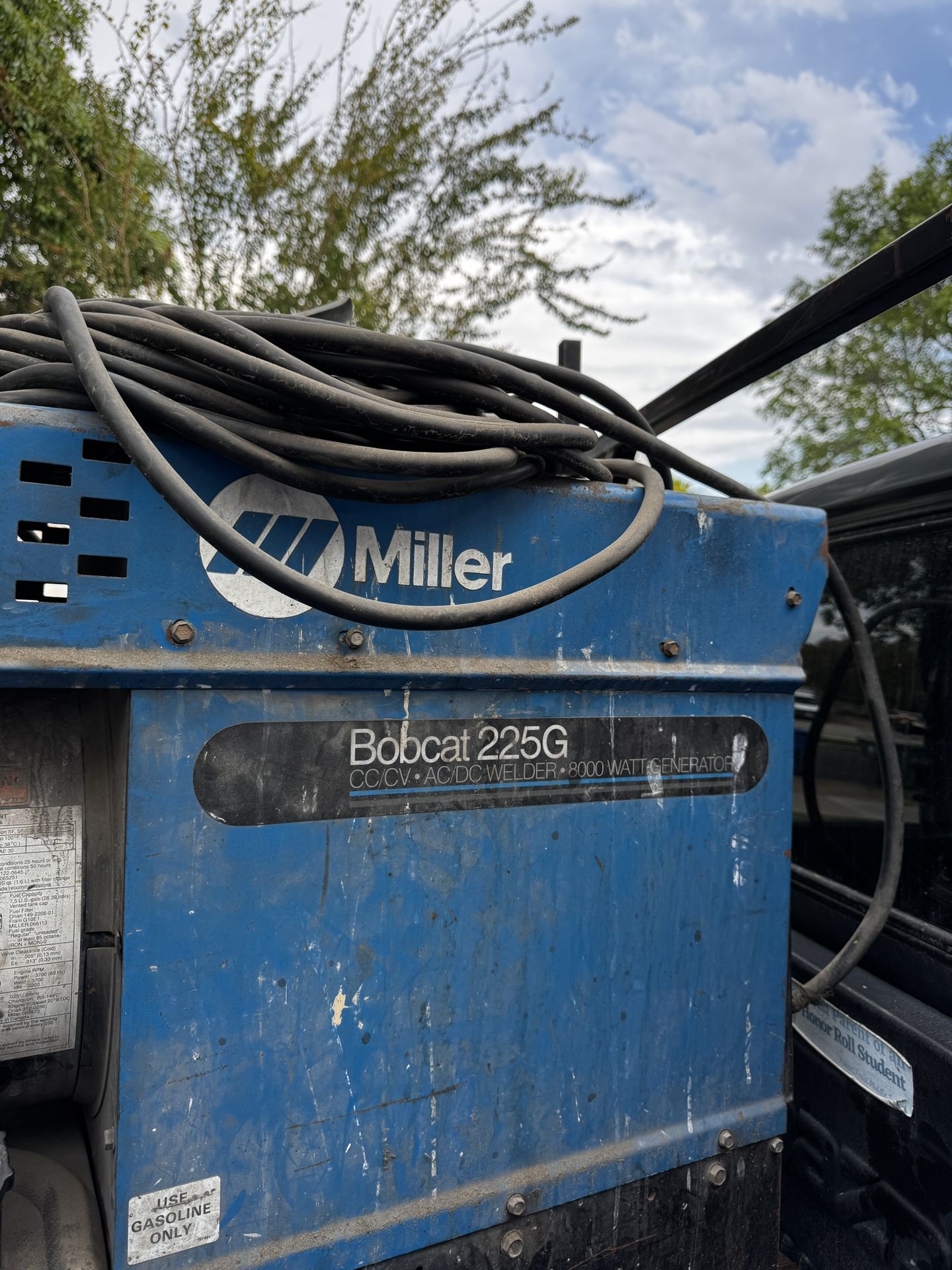 Miller Bobcat 225G Generator and Welder