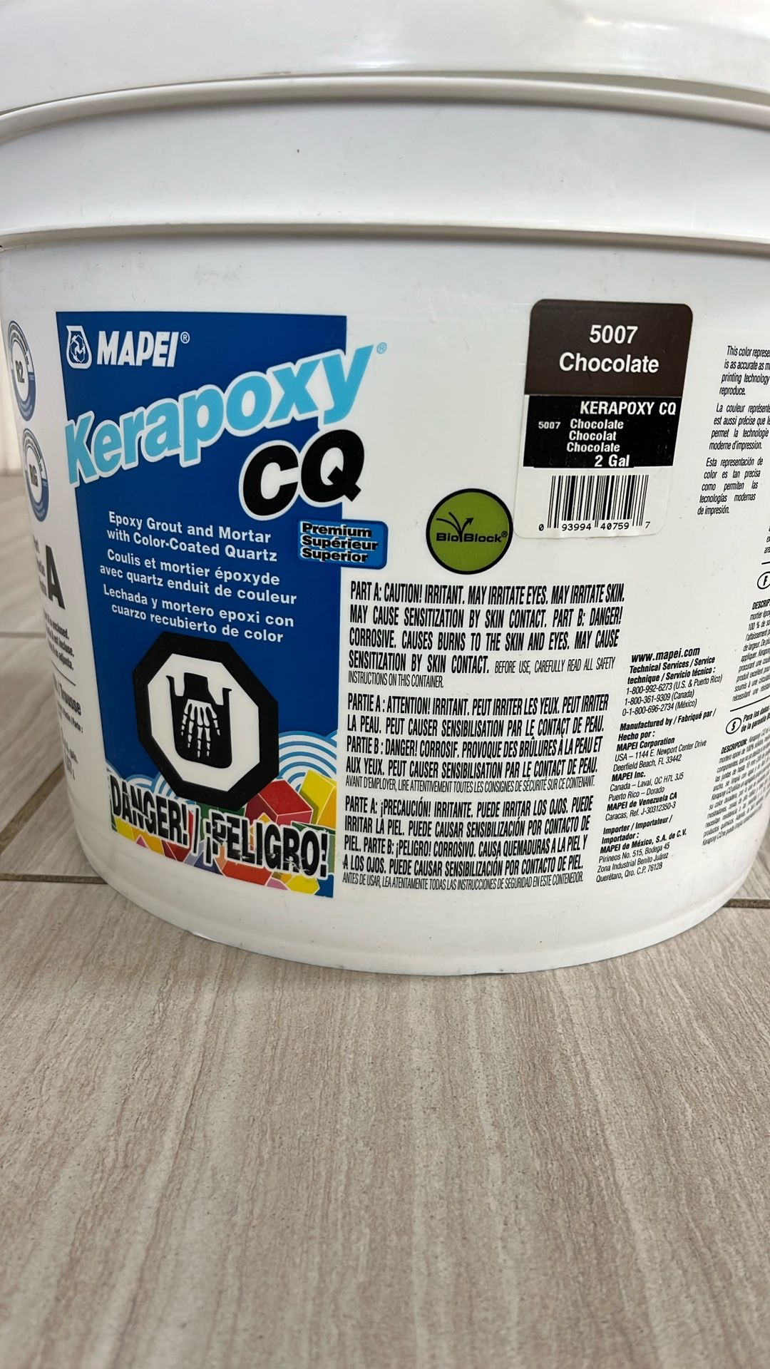 Mapei Kerapoxy CQ Grout  Mortar 6 Gallons