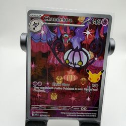 Pokémon 30th Celebrations Chandelure IR 137/128 In Hand Ready To Ship NM 🔥