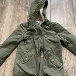 5T Girls Jacket With Fleece Lining