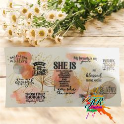 16oz Gradient Beer Glass Can Sublimation Frosted Glass Tumbler     UV DTF | Ready to Apply Cup Wrap  