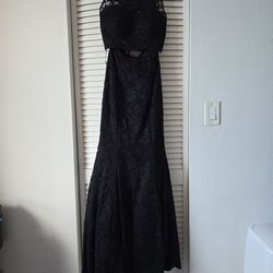 Long Party Dress Black