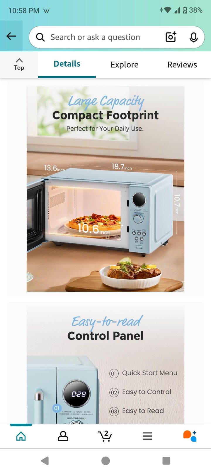 Comfee Microwave Brand New In The Box