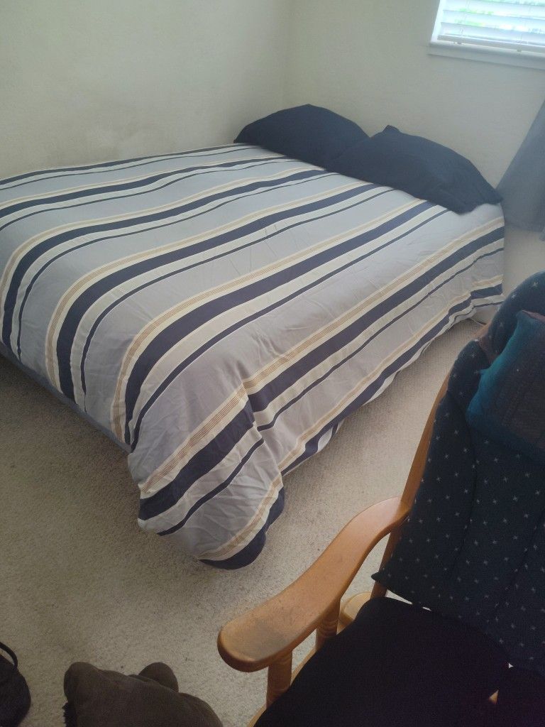 (Free) Full Size Bed Frame A Little Worn No Rips Livermore