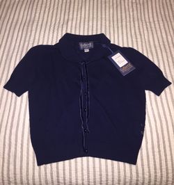 ModCloth Navy Blue Crop Sweater