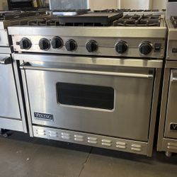 Viking 36”wide Gas Range Stove In Stainless Steel 6burners 
