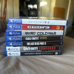 Authentic PS5 And PS4 Games 