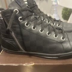 Louis Vuitton Damier Graphite High Top Sneakers