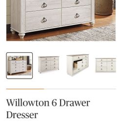 Willowton Six Drawer Dresser