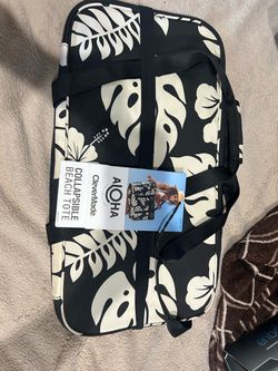 CleverMade Aloha Collapsible Beach Tote