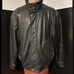 Members Only Bomber Jacket, Men’s Large Black