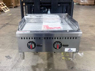 NSF 24 ins Thermostat griddle Medium NG HERG-24T