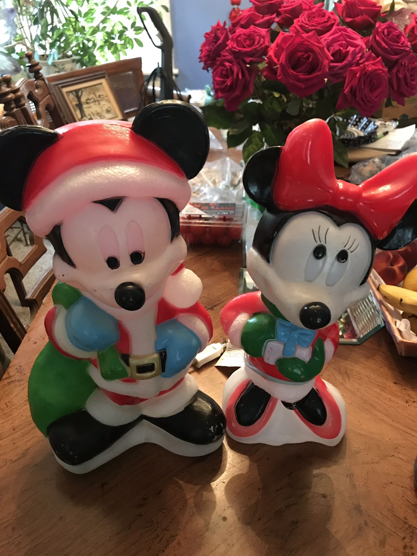 Mickey and Minnie Christmas blow mold blowmold for Sale in Itasca, IL