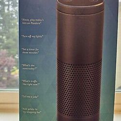 Amazon Echo 1st Generation Bluetooth Alexa Enabled Smart Speaker (black)