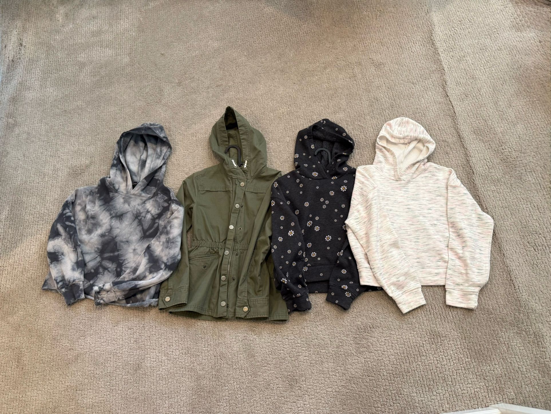 Bundle Of 4 Girl Jackets/ Hoodies - Size 10-12