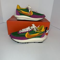 Nike Sacai LD Waffle Pine Green Size 4.5Y / 6W 👟🔥