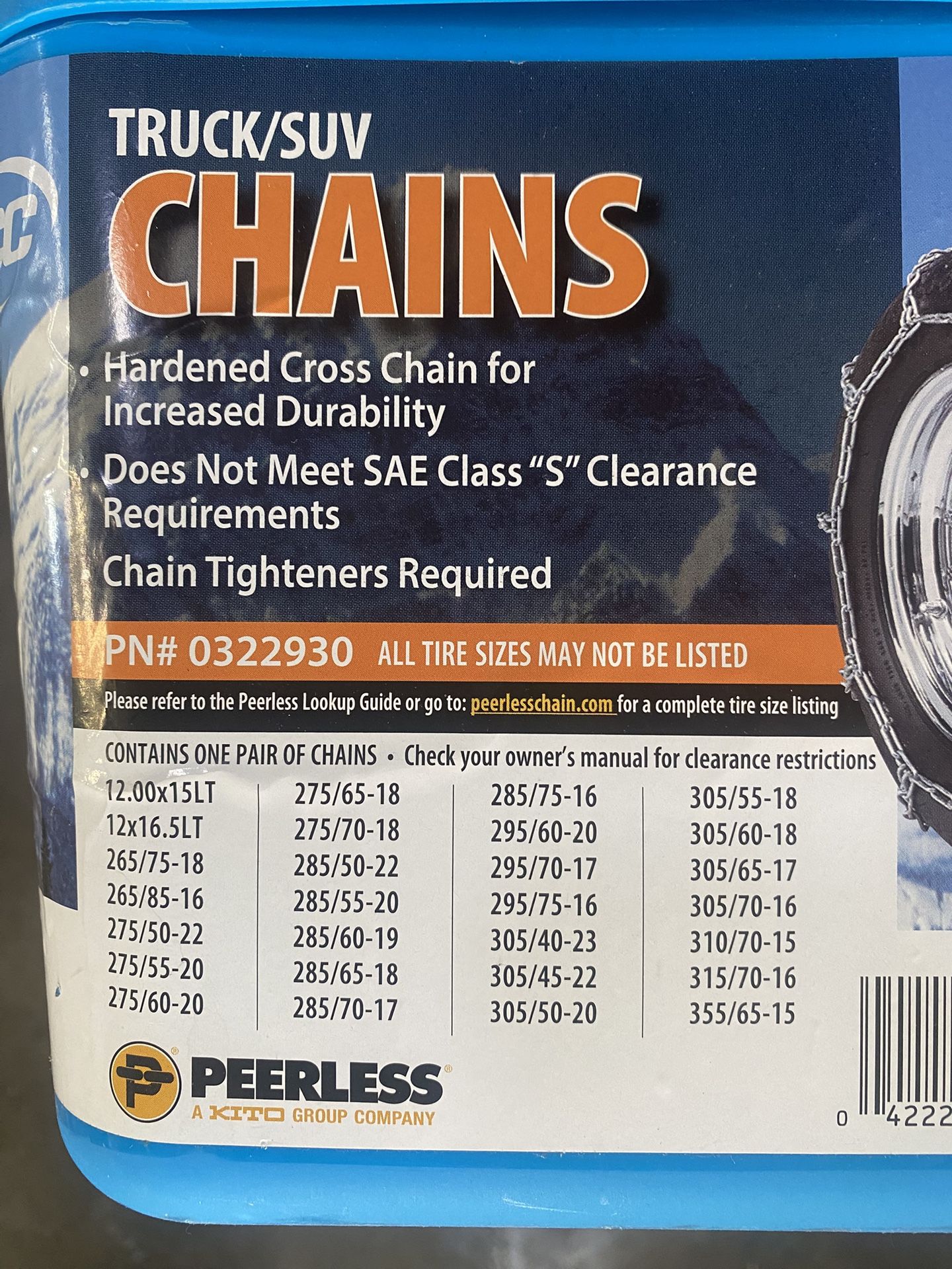 Peerless Snow Chains