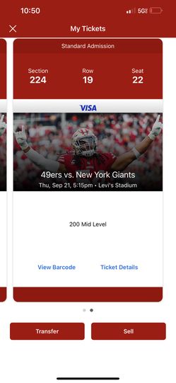Thursday Night Football Ny Giants At San Francisco 49ers